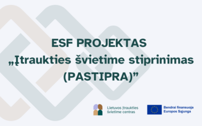 Projektas „Įtraukties švietime stiprinimas (PASTIPRA)”